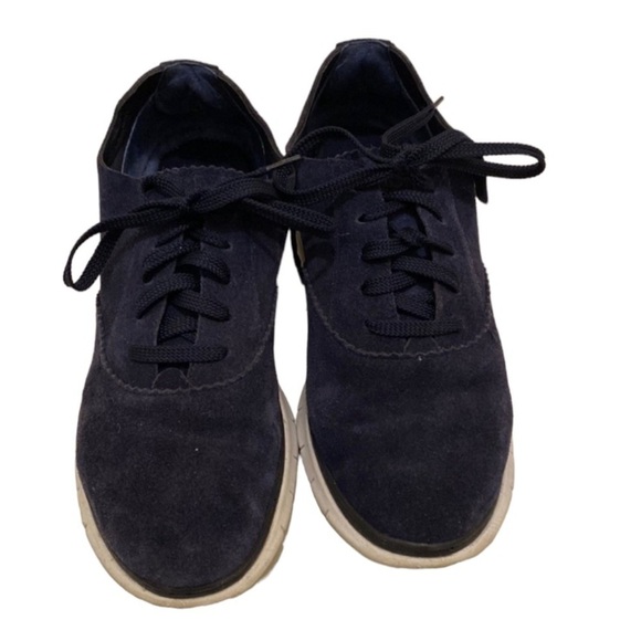Vionic  355 Taylor navy suede leather shoes. Size 8 - Picture 1 of 10